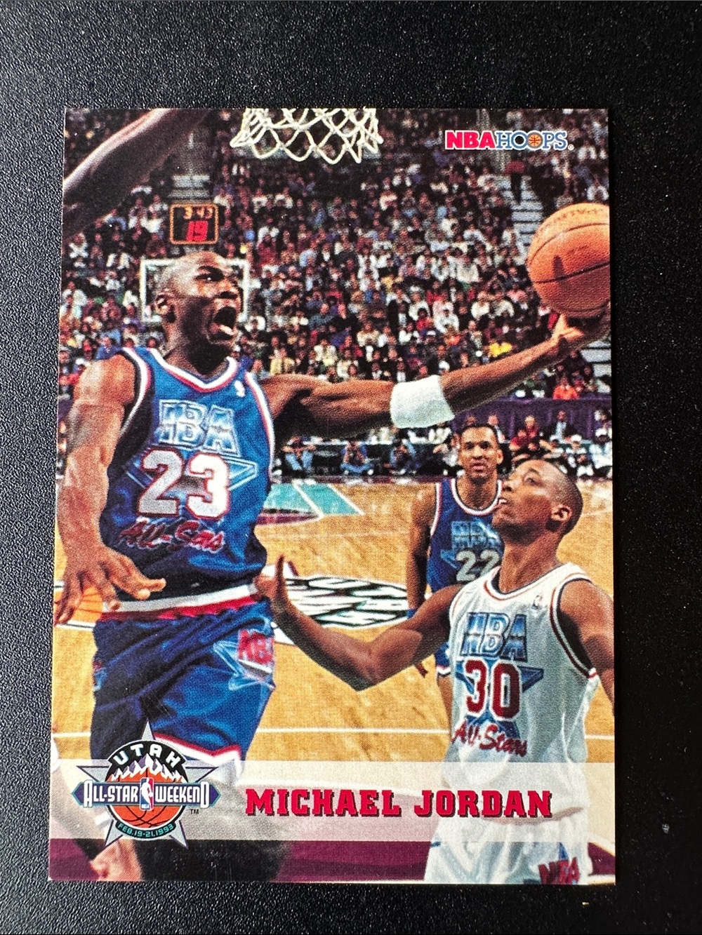 NBA Hoops Michael Jordan All-Star Basketball Card - Year 1993 - Mint - Vintage